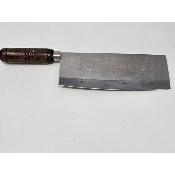 Joyce Chen Cleaver Stainless Steel 8" Blade Wood Handle Made In Japan - Picture 5 of 8